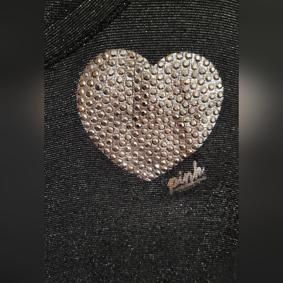 Victoria's Secret PINK Rare Vintage Y2K 3pc Bling Flared Sweats Heart Set XS-M - Picture 16 of 16